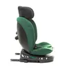 A side view of a green and black child car seat on a white background. Produktbild-Vorschau