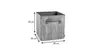 Box bez veka FANCY HOME 30 x 30 x 30 cm, cappuccino Náhľad obrázku produktu 2