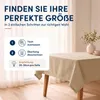 Leinen Tischdecke 110x160 cm eckig champagner Produktbild-Vorschau 6