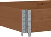 vidaXL Kvetináč hnedý 150x100 cm z masívneho borovicového Náhľad obrázku produktu 5