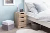 Chevet WL5.705 31x49x31 cm Sonoma avec 3 tiroirs | Voir les images du produit 3