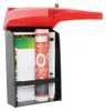 Profirst Mail PM 780 Kunststoff Briefkasten Schwarz Rot Produktbild-Vorschau 2