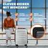 MONZANA® Kofferset 4tlg Hartschalen Koffer S-M-L-XL Produktbild-Vorschau 3