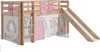 Spielbett Pino inkl. Rutsche mit Textilset Vorhang und 3 Produktbild-Vorschau 3