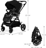 Kinderkraft YOXI - Kinderwagen bis 27 kg - leicht - wendig Produktbild-Vorschau 7
