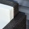 Outsunny Poly-Rattan Sofa mit Kissen 3-Sitzer Garten Produktbild-Vorschau 8