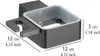 WENKO Haartrocknerhalter Montella, aus rostfreiem Aluminium Produktbild-Vorschau 3