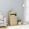 vidaXL Príborník so zásuvkami Sonoma dub 40x50x76 cm Náhľad obrázku produktu 2