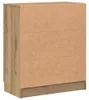 vidaXL Credenza Artisan in rovere 60x30x70 cm Materiale a Anteprima dell’immagine prodotto 6
