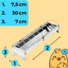 2er Set Futterspender Hühner 30 cm Futterrinne Futtertrog Produktbild-Vorschau 2