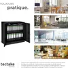 Armoire métallique à dossiers 3 étagères 90x40x90cm - noir Voir les images du produit 7