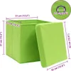 vidaXL Aufbewahrungsboxen mit Deckeln 4 Stk. Grün 32x32x32 Produktbild-Vorschau 7