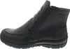 A side view of a black leather boot. Anteprima dell’immagine prodotto