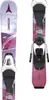 A pair of skis with bindings, shown from a top-down perspective against a white background. Produktbild-Vorschau