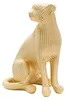 Mauro Ferretti scultura leopardo 23x15,5x29 cm oro Anteprima dell’immagine prodotto 3