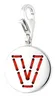 Esprit Damen Charm 925 Silber Silber Letter Fabric V Produktbild-Vorschau 2
