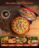 SucceBuy forno elettrico per pizza da 1200 W, pizzaiolo con Anteprima dell’immagine prodotto 5