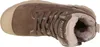 A top-down view of a single brown Palladium winter ankle boot. Produktbild-Vorschau