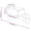 vidaXL Pflanzgefäße Schubkarre-Design 2 Stk. 47x15x19 cm Produktbild-Vorschau 8
