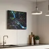 WordClock Jupiter Dark Forest - elegante Wortuhr in Deutsch Produktbild-Vorschau 21