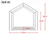 TOOLPORT Lagerzelt 3x4 m Zelthalle Unterstand Weidezelt PVC Produktbild-Vorschau 10