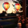 2er Set LED Solar-Heißluftballon, bunt, Feuereffekt, H 46,5 Produktbild-Vorschau 4