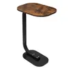 C-Form Beistelltisch Höhenverstellbar 43-72cm,Modern Produktbild-Vorschau 4