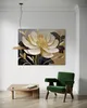 Leinwandbild Goldene Blume Minimalismus 120x80 Feeby Beige Produktbild-Vorschau 2