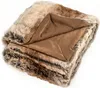 A folded faux fur blanket on a white background. Náhled obrázku produktu