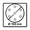 Festool STF D150/16 Disco abrasivo 150 mm P120 GR/100 Anteprima dell’immagine prodotto 3