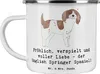 Mr. & Mrs. Panda Emaille Tasse English Springer Spaniel Produktbild-Vorschau 1