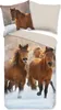 Duvet cover Good Morning 135x200 + 1* 80x80 cm - horses Produktbild-Vorschau 1