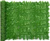 Balkon-Sichtschutz mit Grünen Blättern 400x150 cm Produktbild-Vorschau 1