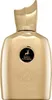 A gold perfume bottle with a black label. Produktbild-Vorschau