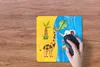 MuchoWow® Mauspad Mousepad Elefant - Giraffe - Strand - Produktbild-Vorschau 3
