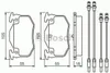 Bosch Bremsbelagsatz, Scheibenbremse  0 986 466 350 Produktbild-Vorschau 1