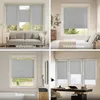 Collage showing a product in different room settings: living room, bedroom, bathroom, and office. Produktbild-Vorschau