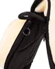 QHP Bareback Pad super soft schwarz mit Riemensystem Produktbild-Vorschau 3