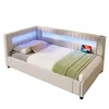 Merax Lit de jour Daybett 90x200 cm, rangement hydraulique, Voir les images du produit 5