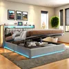 Čalúnená posteľ Fortuna Lai 140x200 cm s LED osvetlením a Náhľad obrázku produktu 2