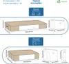 Unterbett-Opbergtas mit Vakuum-Opbergbeuteln, Produktbild-Vorschau 2