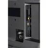 A close-up view of the back panel of a television, showing various ports and connectors. Produktbild-Vorschau