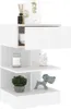 vidaXL Noční stolek bílý 40x35x65 cm Dřevěný materiál Náhled obrázku produktu 6