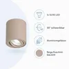 MasterLED Deckenlampe LED GU10 Aufbaustrahler rund beige Produktbild-Vorschau 3