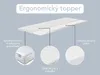 Ergonomický topper zo studenej peny | 80 x 200 | pre všetky Náhľad obrázku produktu 2