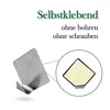 Samolepicí háčky na zeď ( diamant - sada 4 ks ) stříbrné z Náhled obrázku produktu 3