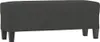 A dark gray bench on a white background. Náhľad obrázku produktu