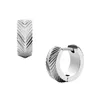 Ohrringen   Kreisförmig Fossil Silber   Kollektion Harlow - Produktbild-Vorschau 4