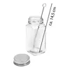 VonBueren Gewürzgläser eckig leer | Set mit 24 x 120 ml | Produktbild-Vorschau 7