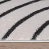 Teppich Wohnzimmer Kurzflor Blätter Floral Regenbogen Produktbild-Vorschau 2